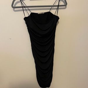 Ruched mini dress